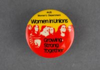 Women in Unions badge