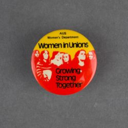 Women in Unions badge